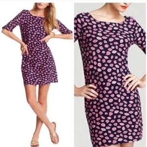 Lilly Pultizer Bocce Lips Kiss Somerset Dress Size Medium